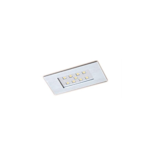 Faretto alluminio 9 led 92x48 mm