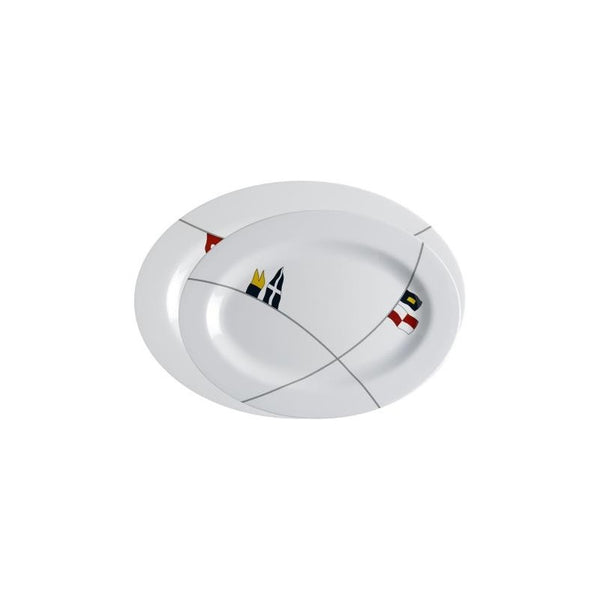 Marine business set 2 oval regatta trays