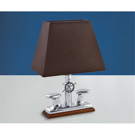 Lampada con bitta ottone cromato