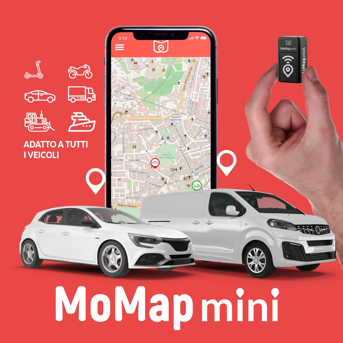 MoMap mini + Sim + 1 Anno di accesso alla piattaforma MoMap