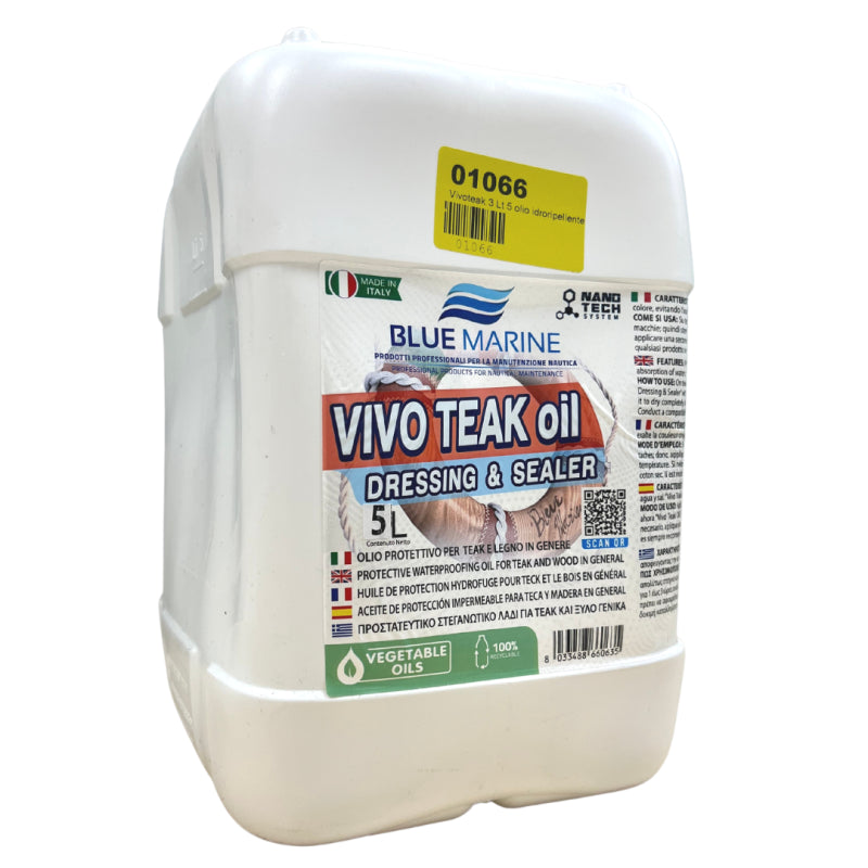 Blue marine vivo teak 3 oil dressing & sealer lt 5