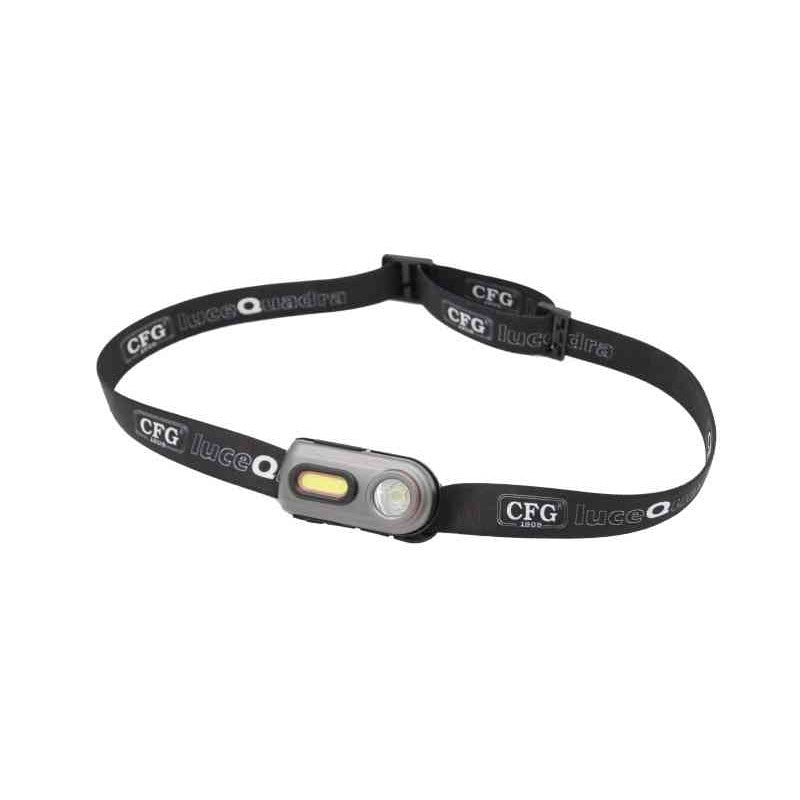 Cfg twin light - torcia ricaricabile da testa 400lumen