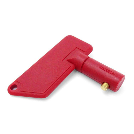 Replacement key in plastic material