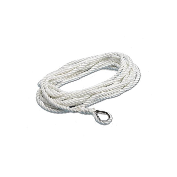 Packs of spliced ​​rope Ø 12 white color 9 m