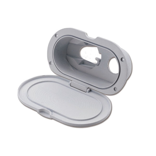 Oval shower container