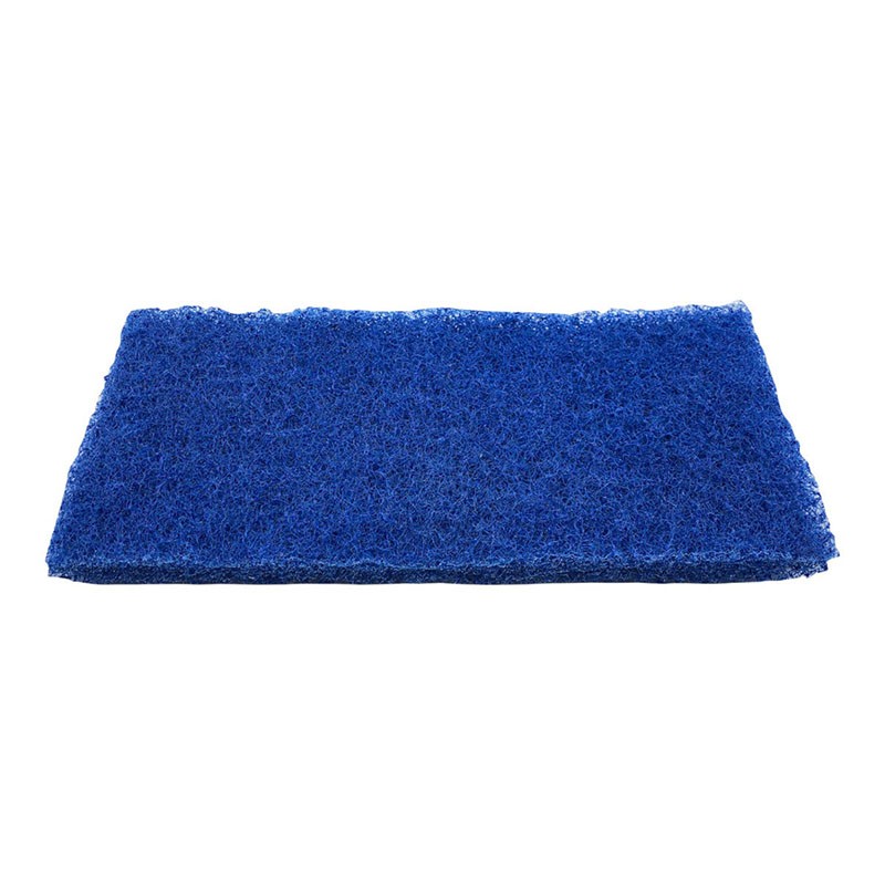 Medium blue abrasive pad