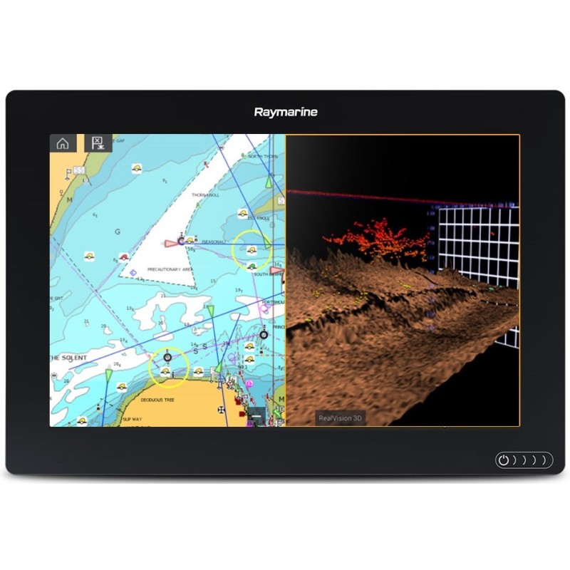 Raymarine axiom 12 rv display multifunzione 12.1” a colori wifi e touch con fishfinder 600w