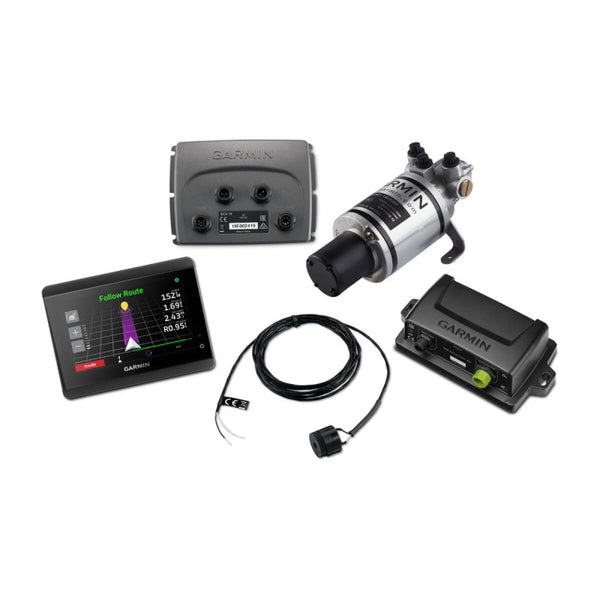 Garmin compact reactor™ 40 hydraulic steering autopilot with ghc™ 50 instrument pack