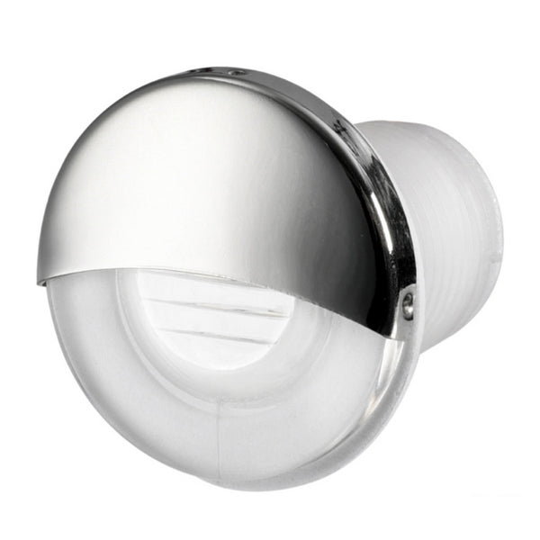 Luce di cortesia led da incasso tonda bianca