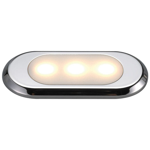 Luce di cortesia oculus frontale blu